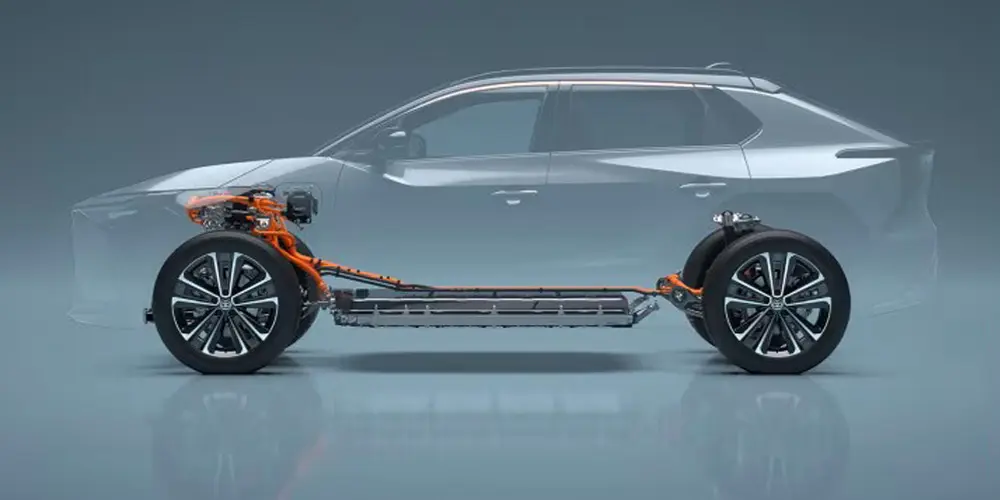Esquema tecnológico Toyota bZ4X